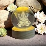 Anubhav Janni Galaxy Ball Ganesh 3D Crystal Night Light Lamp Bedroom Decor Ideal Birthday Gift Teens Boys And Girls Office Kids Bedroom Solar Ganesha Colorful Led Crystel Home (Pack Of 1 Pcs) - Image 8