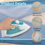 Anubhav Janni Iron Protect Mat mesh Ironing Clothes Garments Home Press Reusable Washable mat Cloth to Pressing Protective Scorch Saving Mesh Board Cover Pad Heat Resistant Home (Set Of 3 Pcs) - Image 4
