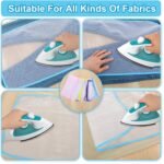 Anubhav Janni Iron Protect Mat mesh Ironing Clothes Garments Home Press Reusable Washable mat Cloth to Pressing Protective Scorch Saving Mesh Board Cover Pad Heat Resistant Home (Set Of 3 Pcs) - Image 7