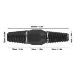 Anubhav Janni Pipe Extractor Dual Use Broken Screw For Pipes Valves Faucets Double Head Design Effortless Removal Of Stubborn Bolts Water Screws Stripped Extractor Tool Damaged (Pack Of 1 Pcs) - Image 3