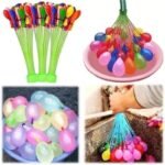 Anubhav Janni Holi Water Balloons Colorful Nozzle Magic Balloon Balloons Easy to Fill Imported Selection Bunch Tie Fun or Kids Boys Gift Item Family Friends Children (Pack Of 1 Pcs)