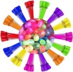 Anubhav Janni Holi Water Balloons Colorful Nozzle Magic Balloon Balloons Easy to Fill Imported Selection Bunch Tie Fun or Kids Boys Gift Item Family Friends Children (Pack Of 1 Pcs) - Image 2