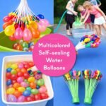 Anubhav Janni Holi Water Balloons Colorful Nozzle Magic Balloon Balloons Easy to Fill Imported Selection Bunch Tie Fun or Kids Boys Gift Item Family Friends Children (Pack Of 1 Pcs) - Image 6