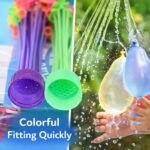 Anubhav Janni Holi Water Balloons Colorful Nozzle Magic Balloon Balloons Easy to Fill Imported Selection Bunch Tie Fun or Kids Boys Gift Item Family Friends Children (Pack Of 1 Pcs) - Image 7