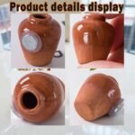 Anubhav Janni Mini Magnetic Pots Ceramic Vase Fridge Magnets Small Strong Hold Decorative Kitchen Office Home Decor Magnet For Home Of Resin Kitchen (Pack Of 1 Pcs, 8 Pcs) - Image 6