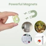Anubhav Janni Mini Magnetic Pots Ceramic Vase Fridge Magnets Small Strong Hold Decorative Kitchen Office Home Decor Magnet For Home Of Resin Kitchen (Pack Of 1 Pcs, 8 Pcs) - Image 9