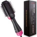 Anubhav Janni One Step Hair Dryer Brush Power Hot Air Styler Blow Drying Straightening Curling Volumizing Achieve Salon Quality Shine Reduced Heat Damage Ideal Women Girls Brush (Pack Of 1 Pcs)