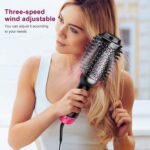 Anubhav Janni One Step Hair Dryer Brush Power Hot Air Styler Blow Drying Straightening Curling Volumizing Achieve Salon Quality Shine Reduced Heat Damage Ideal Women Girls Brush (Pack Of 1 Pcs) - Image 8