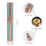Anubhav Janni New Rose Gold Trimmer Electric Shaver Portable Pocket Beard Razor For Men Women USB Rechargeable Multipurpose Hair Travel Home Use Women (Pack Of 1 Pcs) - Image 6