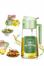 Anubhav Janni Galss Oil Bottle 500 Ml Glass Sprayer Dispenser Bottle Capacity Leak Proof Pouring Spout Kitchen Cooking Capacity Refillable Tool Frying Dispenser Oil Cooking (Pack Of 1 Pcs) - Image 8