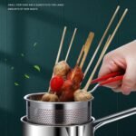 Anubhav Janni Oil  Pot 1200 Ml Stainless Steel Strainer With Fine Mesh Lid Cooking Grease Container for Reusing Frying Oil Reuse Storage Best Saver Anti Scald Handle Storage (Pack Of 1 Pcs) - Image 5