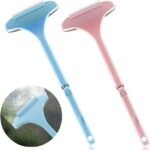 Anubhav Janni 2 In 1 Window Cleaner Big Multifunctional Screen Brush in Mesh Cleaning Wiper Extended Handle Mosquito Net Double Side Glass Tool Double Sided Oil Filter Single (Pack Of 1 Pcs)