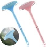 Anubhav Janni 2 In 1 Window Cleaner Big Multifunctional Screen Brush in Mesh Cleaning Wiper Extended Handle Mosquito Net Double Side Glass Tool Double Sided Oil Filter Single (Pack Of 1 Pcs)