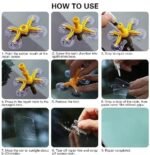 Anubhav Janni Windshield Repair Kit Upgrade Fix Cracks Bulls Eye Nicks Star Glass Cracks Car Window Tool Set For Quick Easy Auto Wind Shield Scratch Kit Car Chips Star Shaped (Pack Of 1 Pcs) - Image 5