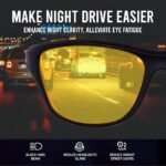 Anubhav Janni Hd Vision Glass Day Night Unisex Goggles Polarized Sunglasses Men And Women UV Protection Driving All Bikes Car Anti Glare Glasses Combo Men Women Bikes Car Pack (Pack Of 1 Pcs) - Image 2