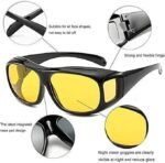 Anubhav Janni Hd Vision Glass Day Night Unisex Goggles Polarized Sunglasses Men And Women UV Protection Driving All Bikes Car Anti Glare Glasses Combo Men Women Bikes Car Pack (Pack Of 1 Pcs) - Image 6
