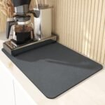 Anubhav Janni 30*40 Dish Mat Small Drying For Kitchen Counter Flat Rectangular Absorbent With Non Slip Rubber Backing Mat Water Utensils Dry mats Items Large Water Kitchen (Pack Of 1 Pcs) - Image 2