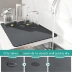 Anubhav Janni 30*40 Dish Mat Small Drying For Kitchen Counter Flat Rectangular Absorbent With Non Slip Rubber Backing Mat Water Utensils Dry mats Items Large Water Kitchen (Pack Of 1 Pcs) - Image 6