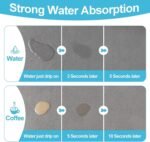 Anubhav Janni 30*40 Dish Mat Small Drying For Kitchen Counter Flat Rectangular Absorbent With Non Slip Rubber Backing Mat Water Utensils Dry mats Items Large Water Kitchen (Pack Of 1 Pcs) - Image 7