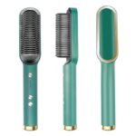 Anubhav Janni Hair Straightner Comb Brush Straightener Curler Built in Fast Heating Styling Iron Temperature Settings Anti Scald Safe Design Portable Styler Home Travel (Pack Of 1 Pcs)