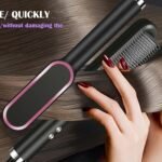 Anubhav Janni Hair Straightner Comb Brush Straightener Curler Built in Fast Heating Styling Iron Temperature Settings Anti Scald Safe Design Portable Styler Home Travel (Pack Of 1 Pcs) - Image 7