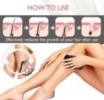 Anubhav Janni Crystal Hair Eraser Stone For Women Men Magic Eraser Painless Exfoliation Remover device Arms Legs Back Remover Washable Epilator Without Shaving Smooth Skin Men (Pack Of 1 Pcs) - Image 3