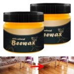 Anubhav Janni Bee Wax With Sponge Beeswax Furniture Polish Traditional Wood Furniture Cabinets Wardrobes Antiques Restores Shine Protects Natural Cleaner Tables Chairs Doors (Pack Of 1 Pcs)