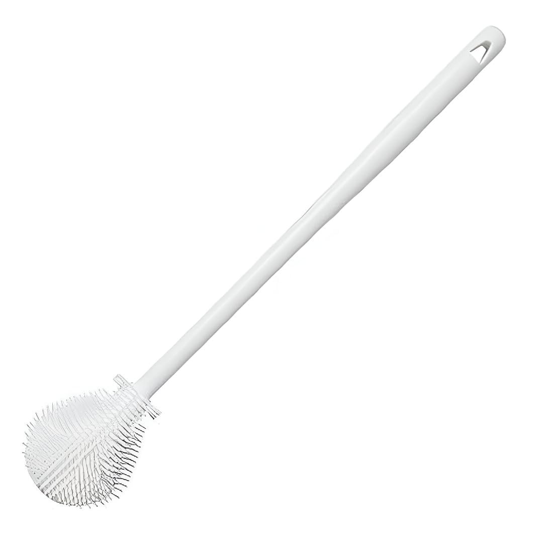 Anubhav Janni White Multifunctional Soft Silicone Bottle Brush Flexible Durable Cleaning For Bottles Cups Kitchenware Bristles Brush Bristle Jar Cup Glass Mug Container (Set Of 2 Pcs) Anubhav Janni White Multifunctional Soft Silicone Bottle Brush Flexible Durable Cleaning For Bottles Cups Kitchenware Bristles Brush Bristle Jar Cup Glass Mug Container (Set Of 2 Pcs) - Image 1