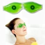 Anubhav Janni Alovera Eye Mask Aloe Vera Magnetic Gel Dark Circles Pain Cooling Heating Headache Puffiness Migraine Reusable Relaxation Men Women Beauty Cool (Set Of 2 Pcs)