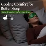 Anubhav Janni Alovera Eye Mask Aloe Vera Magnetic Gel Dark Circles Pain Cooling Heating Headache Puffiness Migraine Reusable Relaxation Men Women Beauty Cool (Set Of 2 Pcs) - Image 2