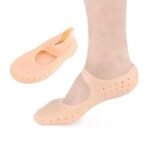 Anubhav Janni New Silicone Full Heel Socks Size Socks Foot Moisturizing Anti Cracking Care Dry Feet Cracked Repair Softener Length Protector Heel Pad Heel Pain Anti Crack Socks (1 Pair) - Image 3