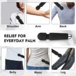 Anubhav Janni Personal Body Massager Pen Cordless Wand With Rechargeable Full Pain Relief For Neck Back Legs Shoulders Waterproof Handheld Massage Device Massager Machine (Pack Of 1 Pcs) - Image 6