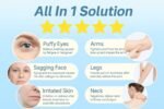 Anubhav Janni Flawless Ice Roller Face Eyes Cold Therapy Massager Puffiness Migraine Relief Skin Tightening Soothing Facial Cooling Brighten Relieve Pain Eyes Dark Circles Handle (Pack Of 1 Pcs) - Image 7