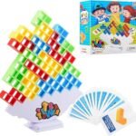 Anubhav Janni Tetra Tower Balance Game The Original Stacking Blocks Game Family Board Games For Kids Adults Balancing Toys Building Parties Travel Parties Adults Swinging (Pack Of 1 Pcs)