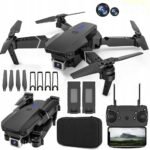 Anubhav Janni Double Camera Battery Drone Pro Max With Foldable HD FPV Live Video Smart Gestures Selfie Altitude Hold One Key Take Off Landing 3D Flips For Kids Adults (Pack Of 1 Pcs)