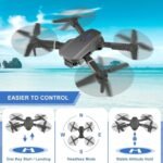 Anubhav Janni Double Camera Battery Drone Pro Max With Foldable HD FPV Live Video Smart Gestures Selfie Altitude Hold One Key Take Off Landing 3D Flips For Kids Adults (Pack Of 1 Pcs) - Image 6