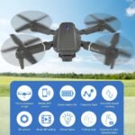 Anubhav Janni Double Camera Battery Drone Pro Max With Foldable HD FPV Live Video Smart Gestures Selfie Altitude Hold One Key Take Off Landing 3D Flips For Kids Adults (Pack Of 1 Pcs) - Image 8