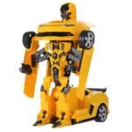 Anubhav Janni Yellow Robot Car Battery Operated Auto Convertible Toy for Kids Automatic Deformation Transform Sports Lights Sounds Birthday Gift Converting Bright And Music (Pack Of 1 Pcs) - Image 5