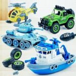 Anubhav Janni Screw Drive Vehicle Toy Big Size Military Army Foldable Vehicles Car Bot Tanker Truck Pull Along Back Plastic Set Best Gift Toy Jeep Tank Helicopter Jeep (Pack Of 1 Pcs) - Image 4