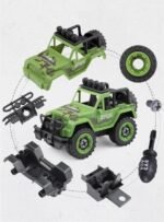 Anubhav Janni Screw Drive Vehicle Toy Big Size Military Army Foldable Vehicles Car Bot Tanker Truck Pull Along Back Plastic Set Best Gift Toy Jeep Tank Helicopter Jeep (Pack Of 1 Pcs) - Image 5