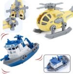Anubhav Janni Screw Drive Vehicle Toy Big Size Military Army Foldable Vehicles Car Bot Tanker Truck Pull Along Back Plastic Set Best Gift Toy Jeep Tank Helicopter Jeep (Pack Of 1 Pcs) - Image 6