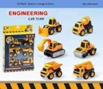 Anubhav Janni Metal Construction Toy Car Engineering Toys Children Kids Crane Excavator Road Roller Forklift Mixer Truck Bulldozer Machine Die Cast Pull Back JCB Dumper (Pack Of 1 Pcs) - Image 8