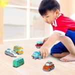 Anubhav Janni Metal Construction Toy Die Cast Pull Back Helicopter Texi Bus Boat Toddlers Birthday Gifts Kids Children's Boys Girls Excavator Diecast Pullback Train Bus Taxi Tram (Pack Of 1 Pcs) - Image 8