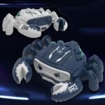 Anubhav Janni Mechanical Crab Dancing Toy With Spray Mist Light Music 360° Walking Crawling For Kids Toddler Birthday Gift Boys Girls Crabs Baby Toys Moving Babies Gifts Blue (Pack Of 1 Pcs) - Image 5