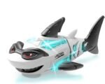 Anubhav Janni Mechanical Shark Children Multifunction Electronic Luminous Toy Universal Battery Operated Lights Music Lights Music Interactive Moving Kids Boys Girls Fun Animal (Pack Of 1 Pcs)