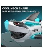 Anubhav Janni Mechanical Shark Children Multifunction Electronic Luminous Toy Universal Battery Operated Lights Music Lights Music Interactive Moving Kids Boys Girls Fun Animal (Pack Of 1 Pcs) - Image 4