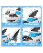 Anubhav Janni Mechanical Shark Children Multifunction Electronic Luminous Toy Universal Battery Operated Lights Music Lights Music Interactive Moving Kids Boys Girls Fun Animal (Pack Of 1 Pcs) - Image 6