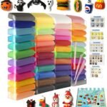 Anubhav Janni Air Dry Clay Colors Clay Super Light DIY Model Fun Toy Creative Art Crafts Gift Kids Modelling Set Boys Girls Birthday Colorful Children Soft Gifts Kids (Pack Of 1 Pcs , Set Of 12)