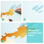 Anubhav Janni Foldable Xpe Mat Reversible Baby Play Foam Floor For Kids Learning Crawling Non Slip Large Waterproof BPA Multicolor BPA Free Thick Soft Safe (Pack Of 1 Pcs) - Image 7