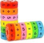 Anubhav Janni Magnetic Math Rollar Toy For Kids Learning Toys Boys And Girls Brain Developing Blocks Multicolor Toy Kids Toys Boys Girls Magnetic Toy Cylinder Number Symbol (Pack Of 1 Pcs)